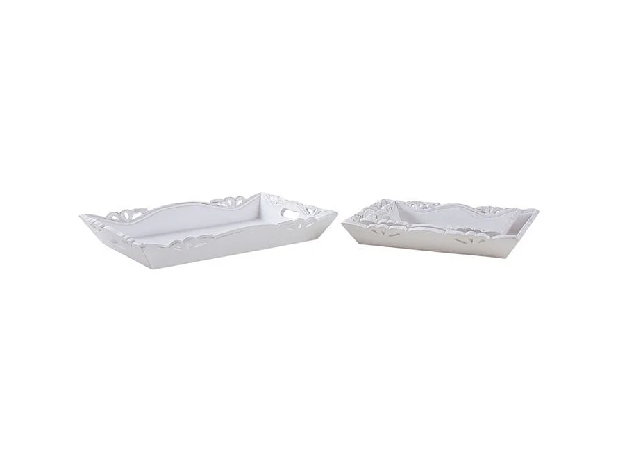 Plateaux en manguier blanc (Lot de 3)