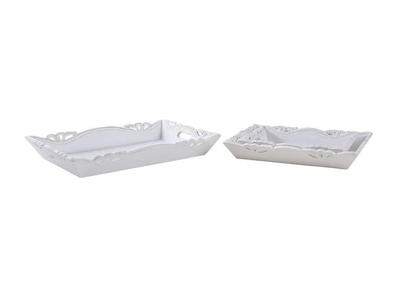 Plateaux en manguier blanc (Lot de 3)