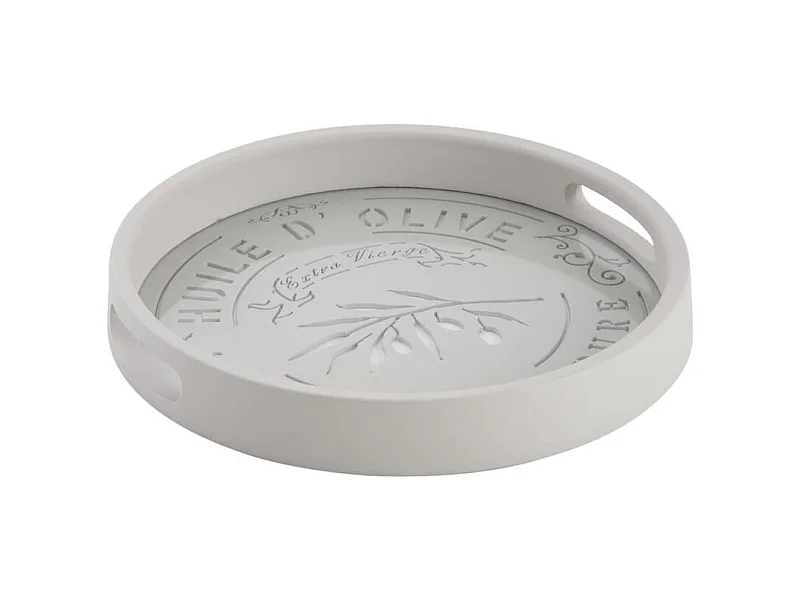 Plateau rond en bois