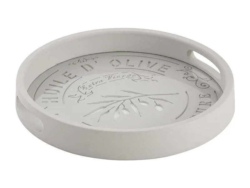 Plateau rond en bois