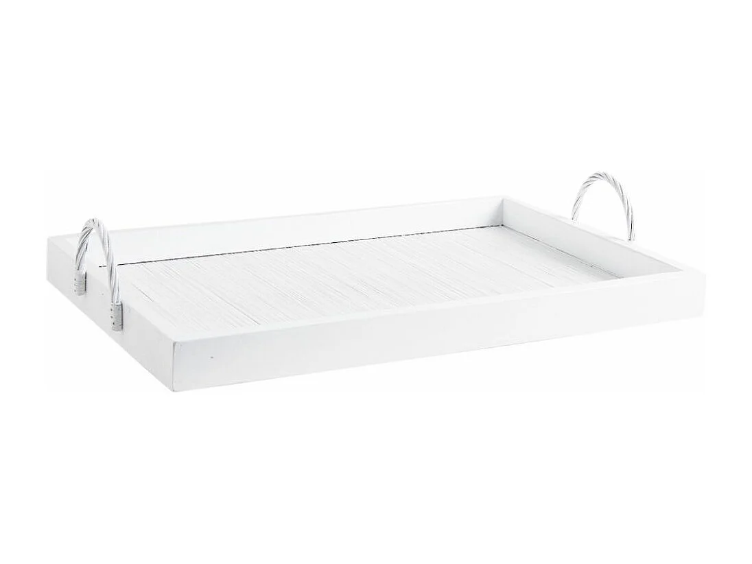 Plateaux en bambou et bois s (Lot de 2)