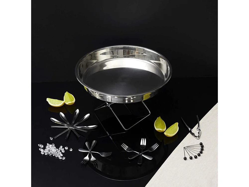 Bandeja para servir marisco con 22 accesorios