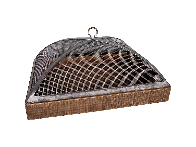 Vassoio in legno con copertura in rete 56 x 40,5 x 25 cm