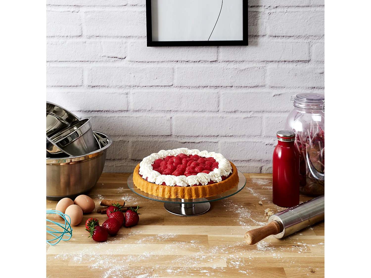 Piatto di torta e formaggio