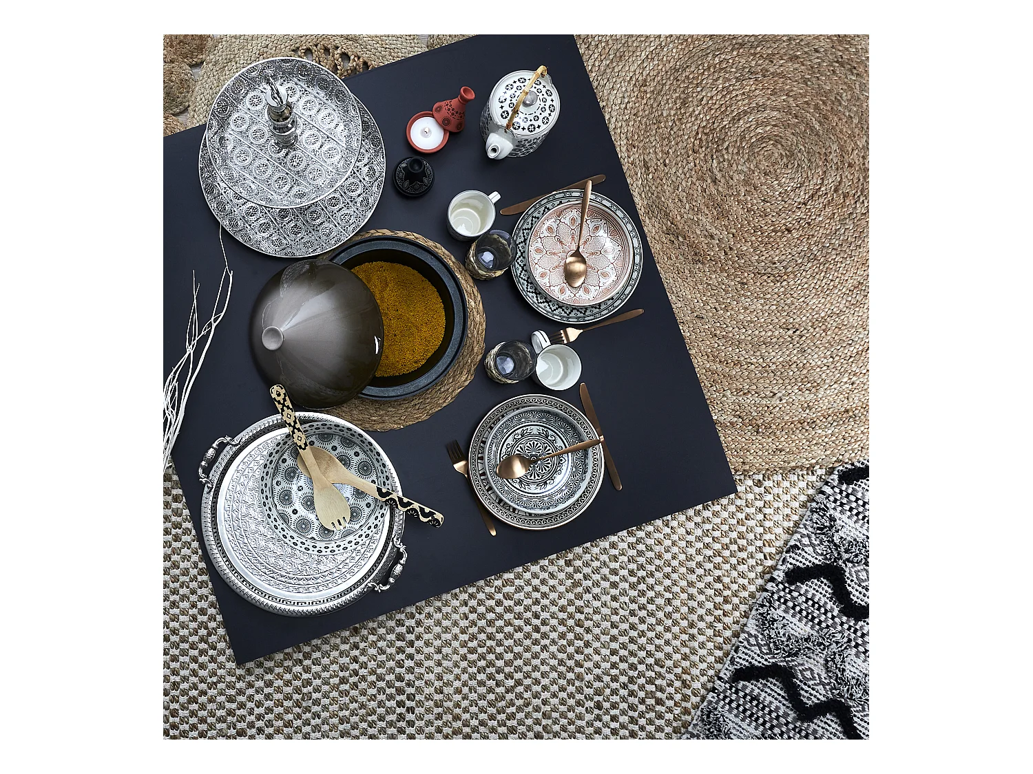 Plateau De Service 42cm Argent