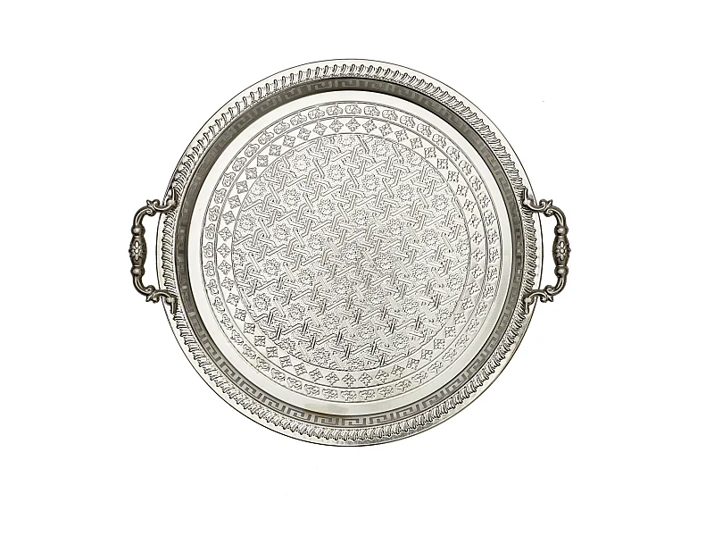 Plateau De Service 42cm Argent