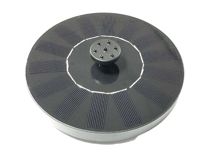 Fontaine extérieure ronde en résine alimentation solaire Fontaine seule