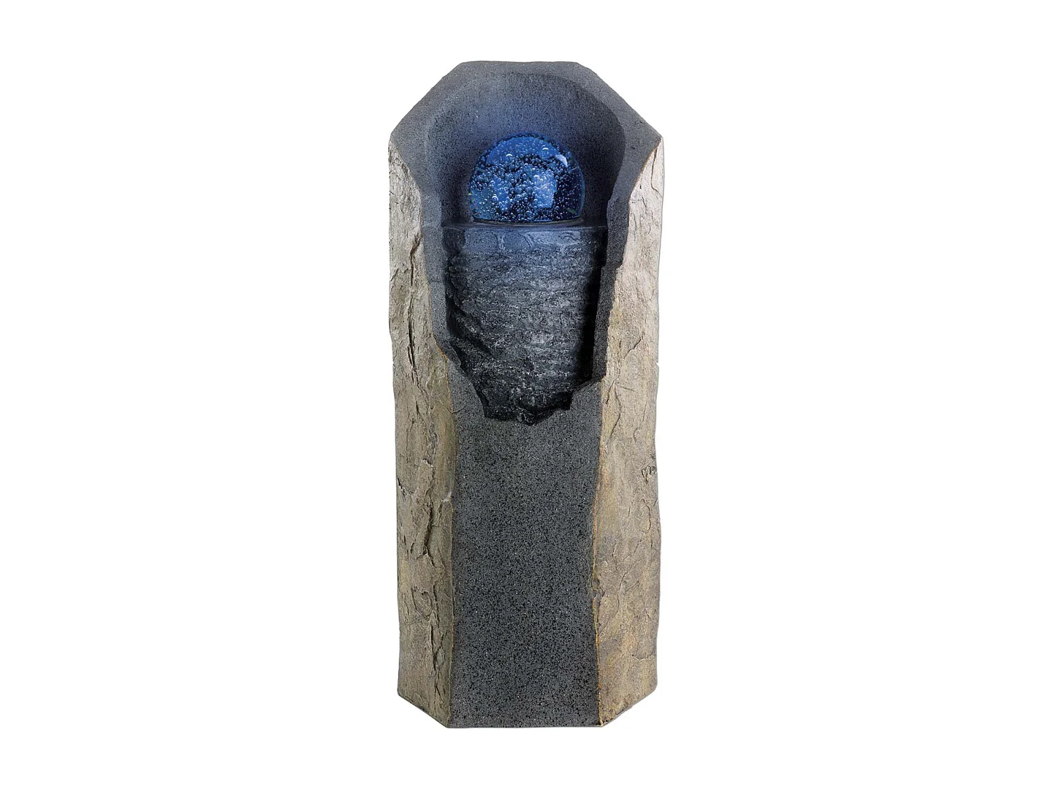 Fontaine en polyrésine avec LED Stone