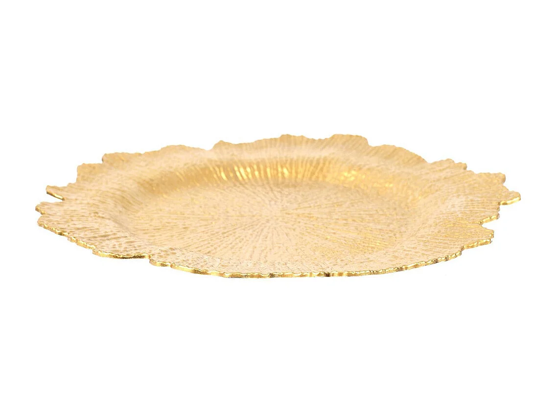 Dessous d'assiette en plastique doré Royal (Lot de 6)
