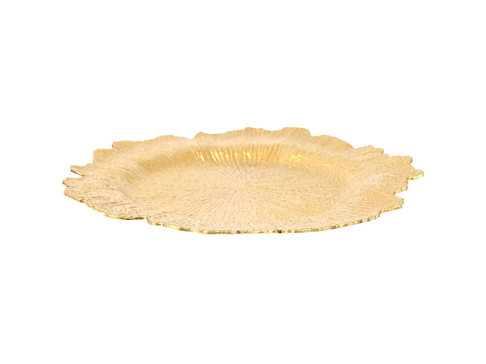 Dessous d'assiette en plastique doré Royal (Lot de 6)