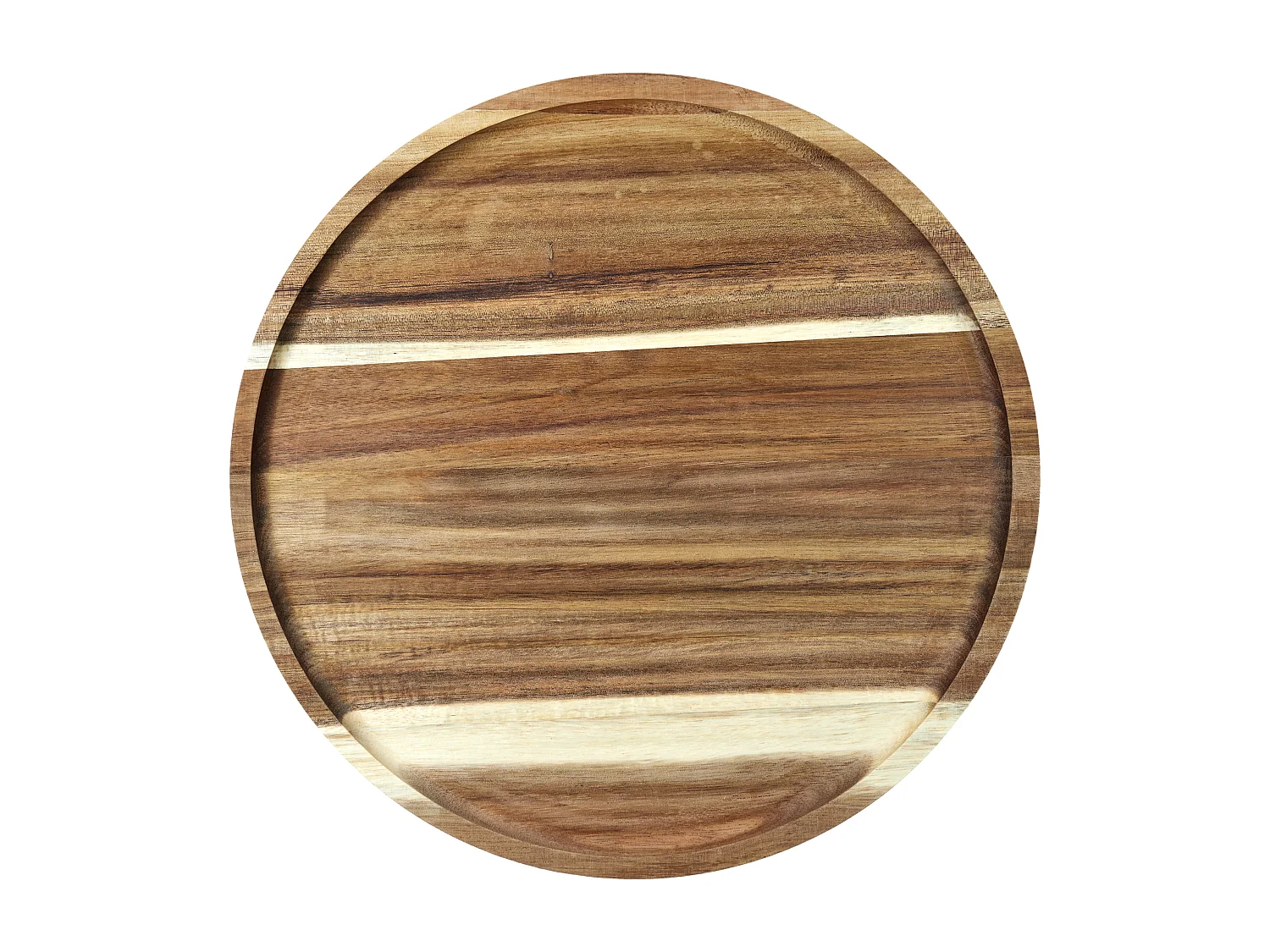 Dessous Assiette Acacia 32cm Marron