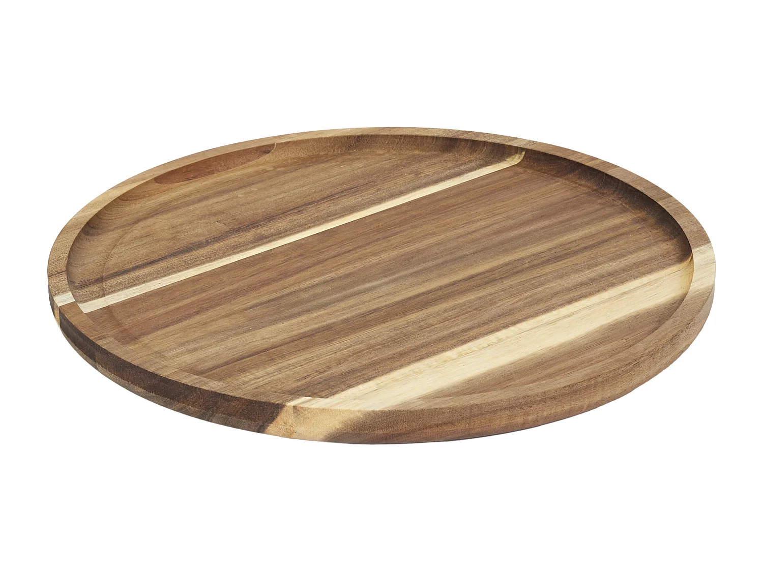 Dessous Assiette Acacia 32cm Marron