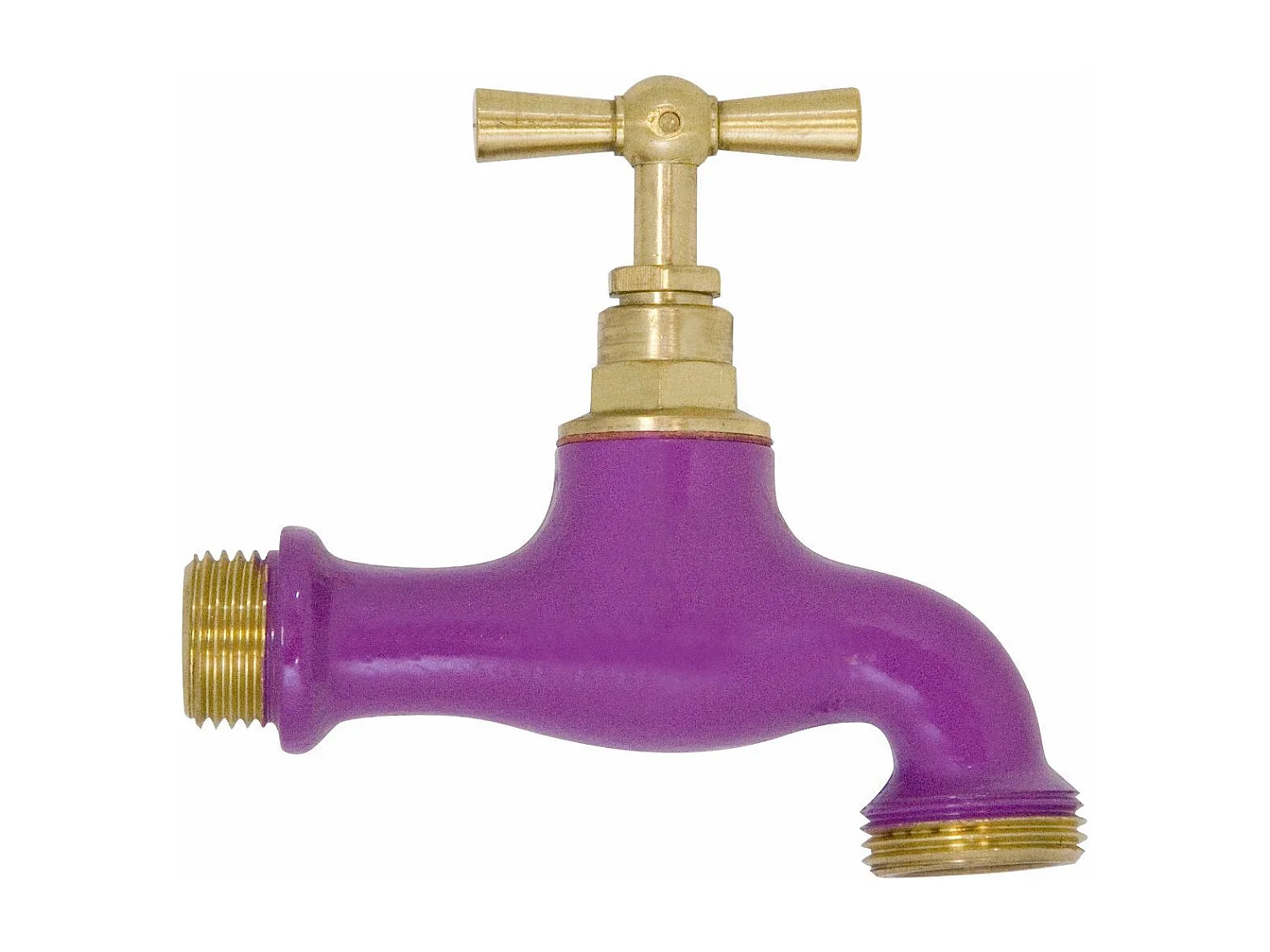 Robinet extérieur laiton coloré