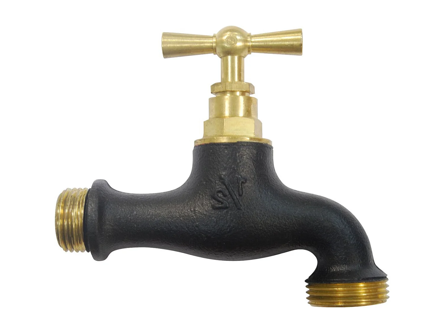 Robinet extérieur laiton coloré