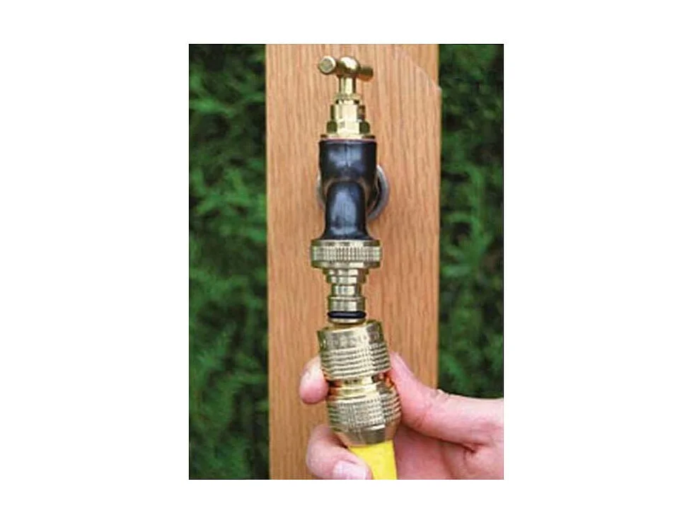 Raccord rapide en laiton pour tuyau Diamètre 1.5cm