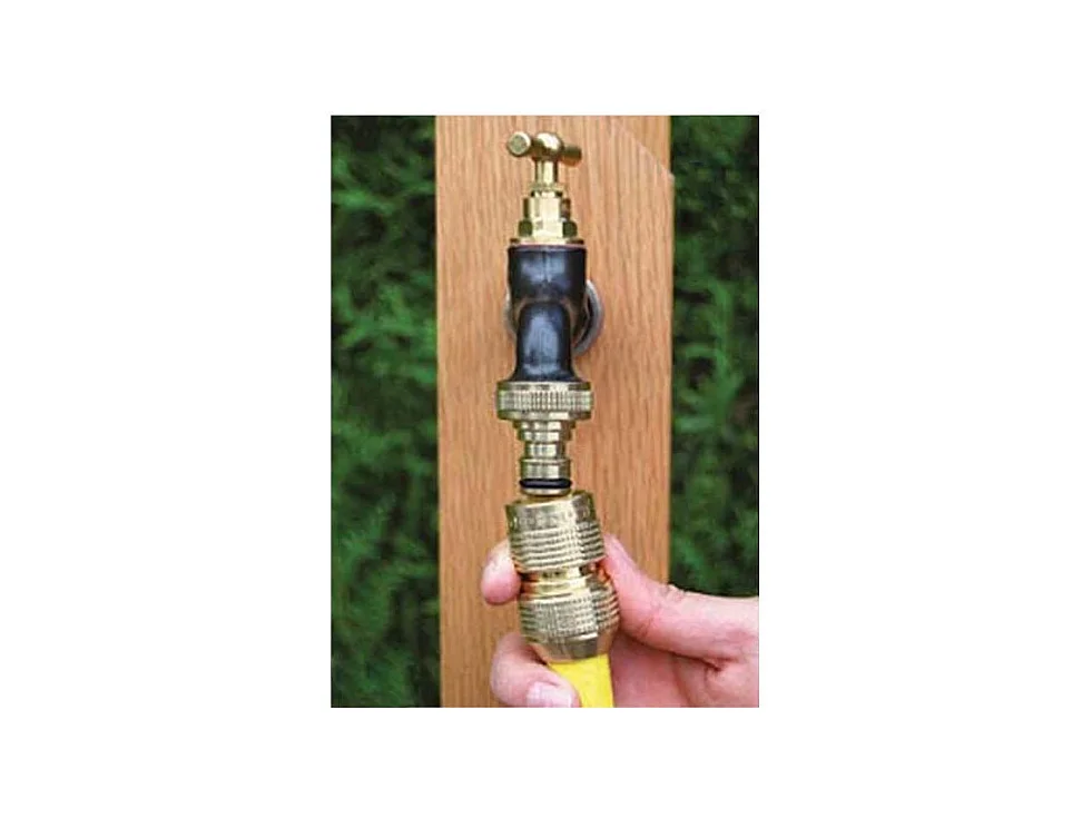 Raccord rapide en laiton pour tuyau Diamètre 1.9cm