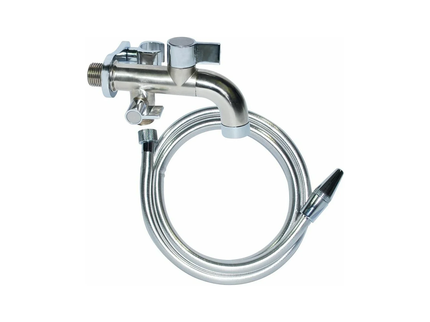 Rubinetto da giardino 2 in 1 con ugello bidirezionale