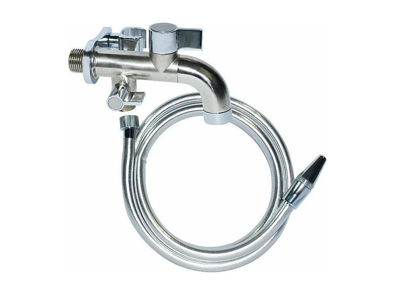 Rubinetto da giardino 2 in 1 con ugello bidirezionale