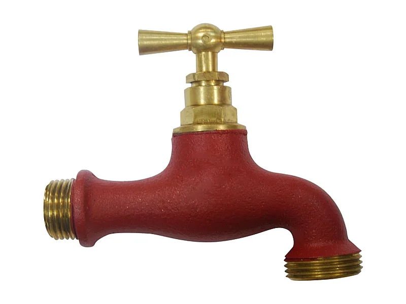 Robinet extérieur laiton coloré Tuile