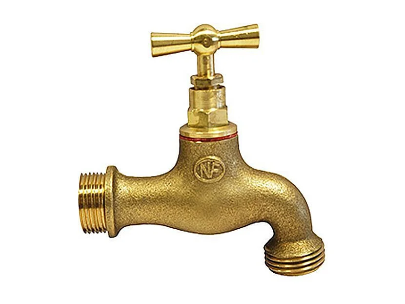 Robinet de jardin à clapet en laiton