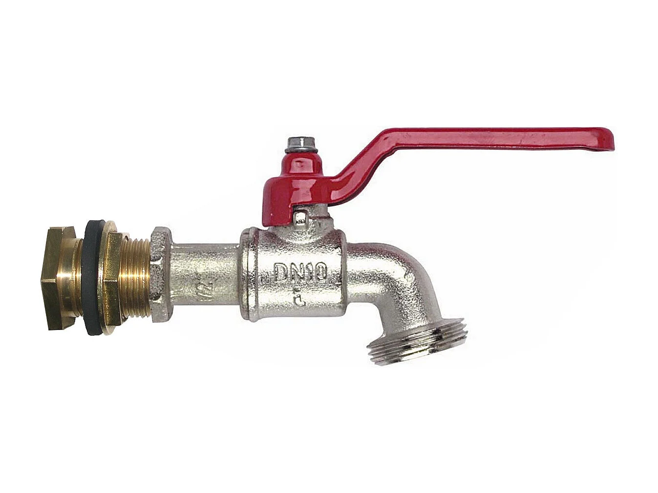 Kit traversée de cuve avec robinet 1/4 tour