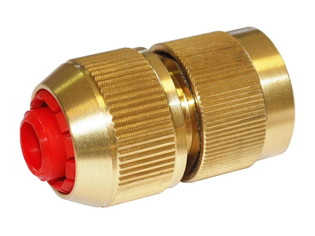 Raccord automatique 3 billes Aquastop en laiton 19mm (Diamètre)