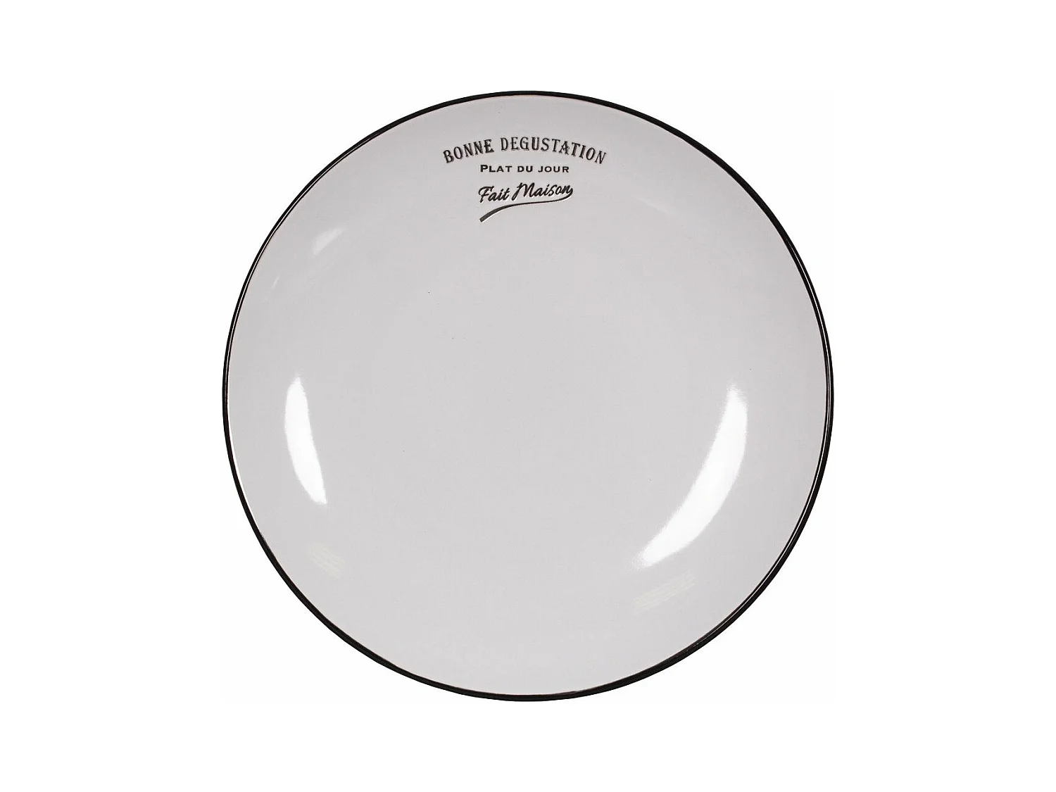 Platos de gres Bonne dégustation (Lote de 6) Platos llanos - 27 cm