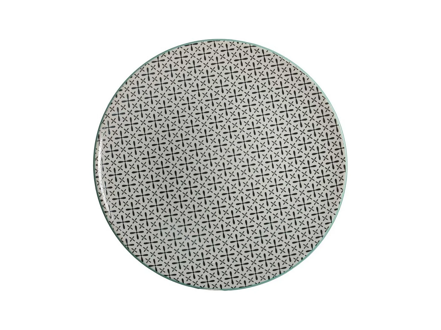 Plato de porcelana My Little Market 26,5 cm (Juego de 2)