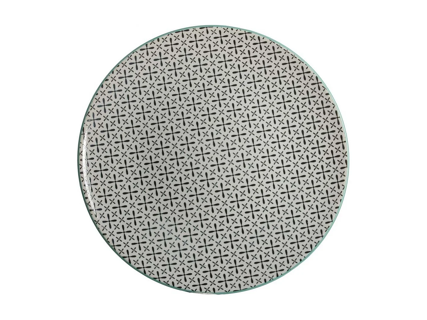 Piatto in porcellana My Little Market 26,5 cm (Set di 2)