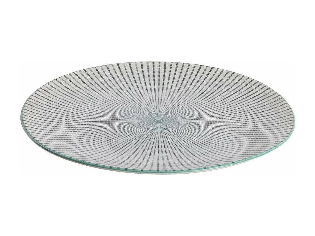 Piatto in porcellana My Little Market 26,5 cm (Set di 2)