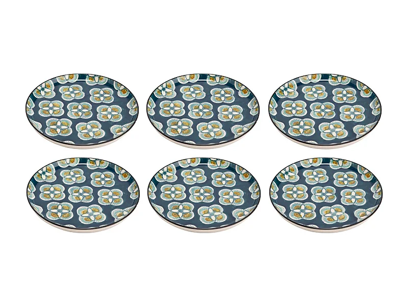 Piatto da portata con motivo Imany (Set di 6)