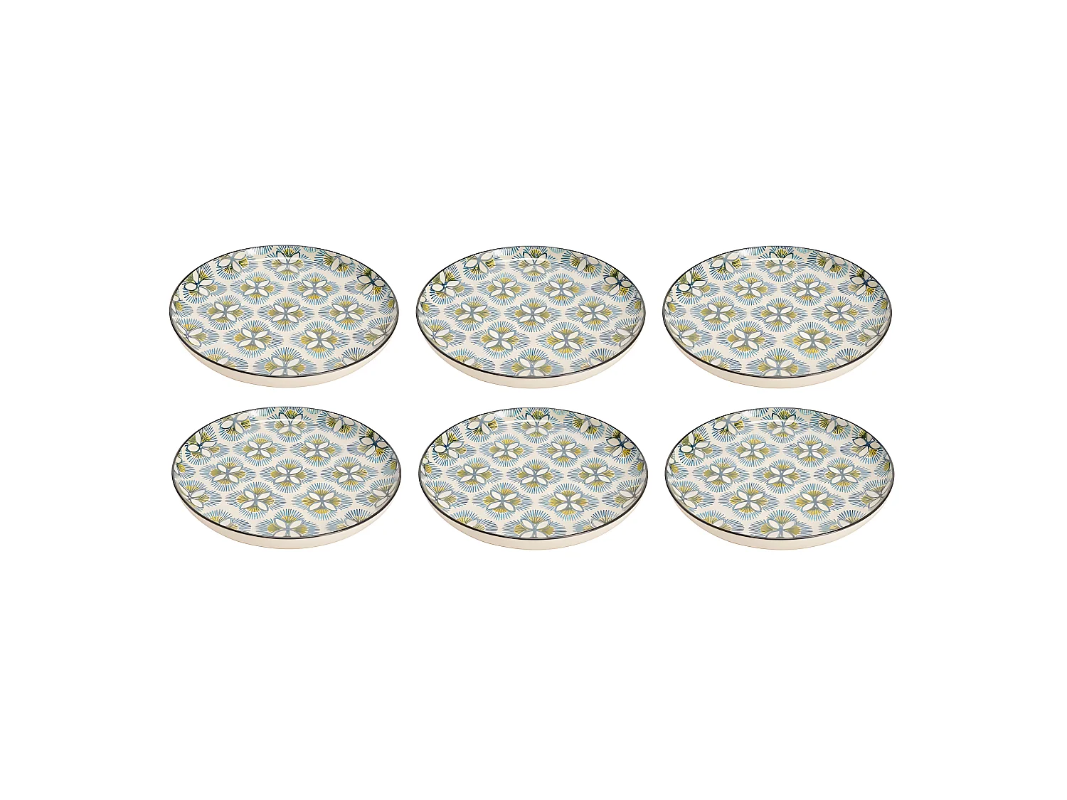 Plato llano Imany (Juego de 6)