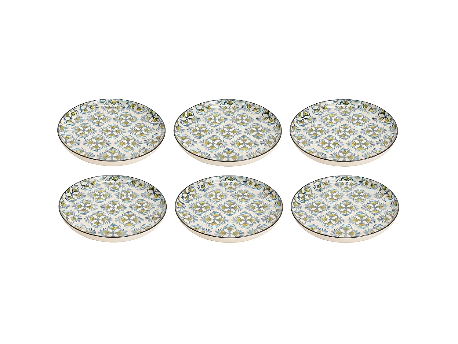 Plato llano Imany (Juego de 6)