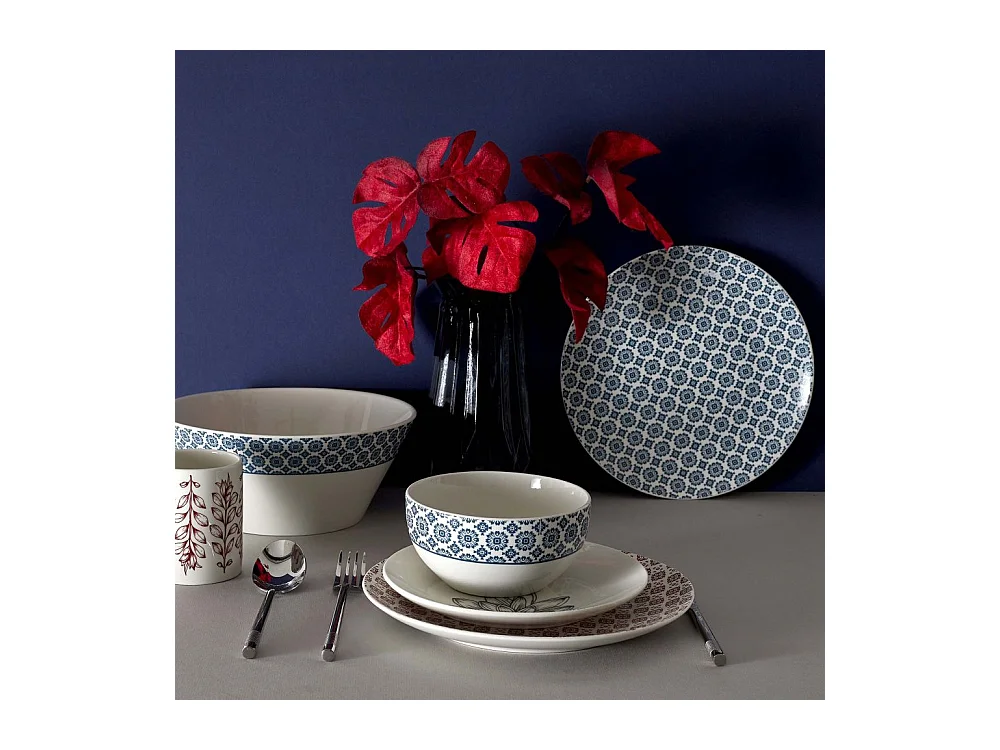 Plato de porcelana Cottage 20 cm (Juego de 6)