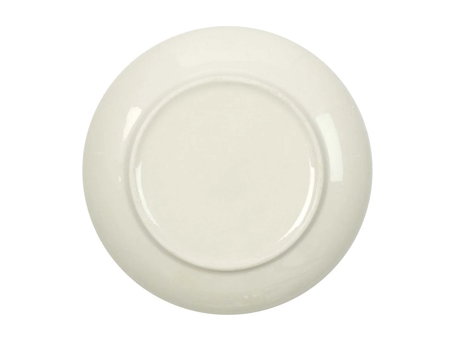 Assiette en porcelaine Cottage 20 cm (Lot de 6) Blanc et gris