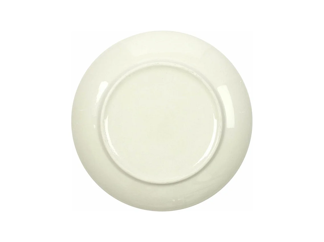 Assiette en porcelaine imprimée Cottage 25 cm (Lot de 6)