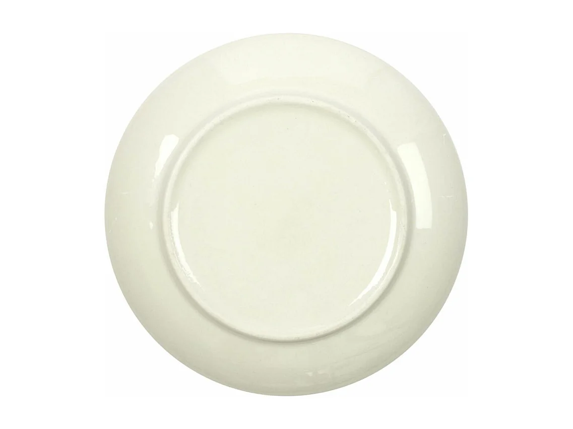 Piatto in porcellana stampata Cottage 25 cm (Set di 6)