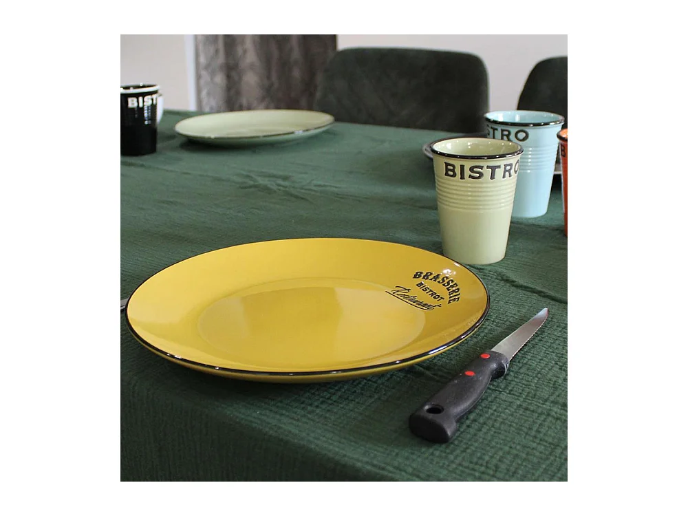 Bunte Teller Brasserie bistrot (6-Stück)