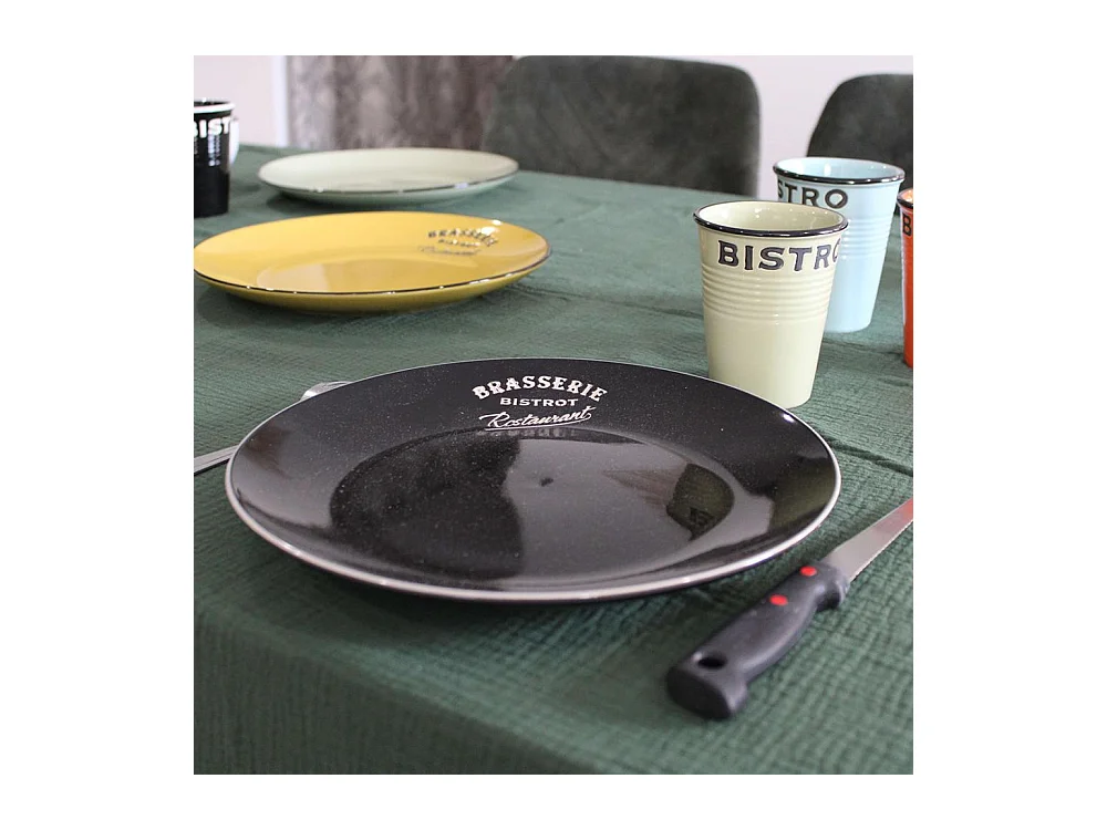 Bunte Teller Brasserie bistrot (6-Stück)