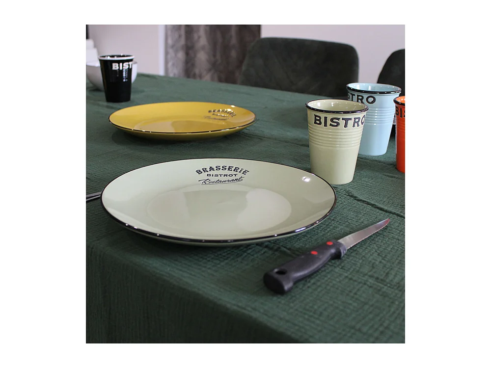 Bunte Teller Brasserie bistrot (6-Stück)