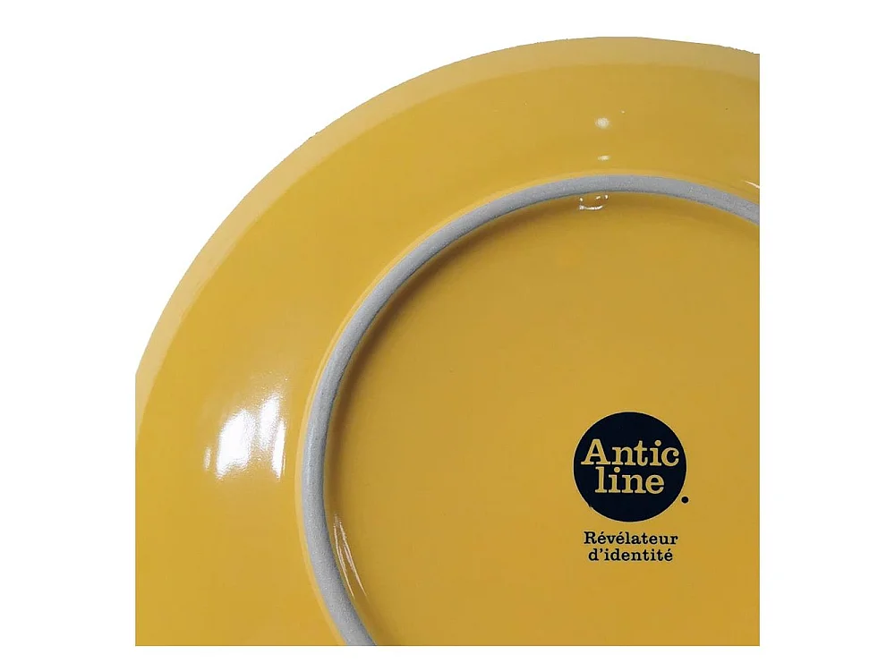 Assiettes colorées Brasserie bistrot (Lot de 6) Assiettes plates - 27 cm