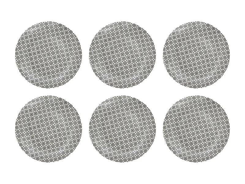 Piatto in porcellana stampata Cottage 25 cm (Set di 6)