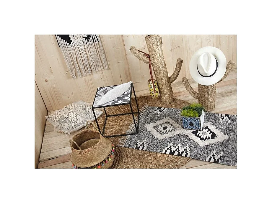 Cactus en jonc naturel Hauteur 70cm