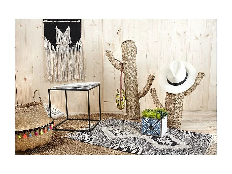 Cactus en jonc naturel Hauteur 70cm