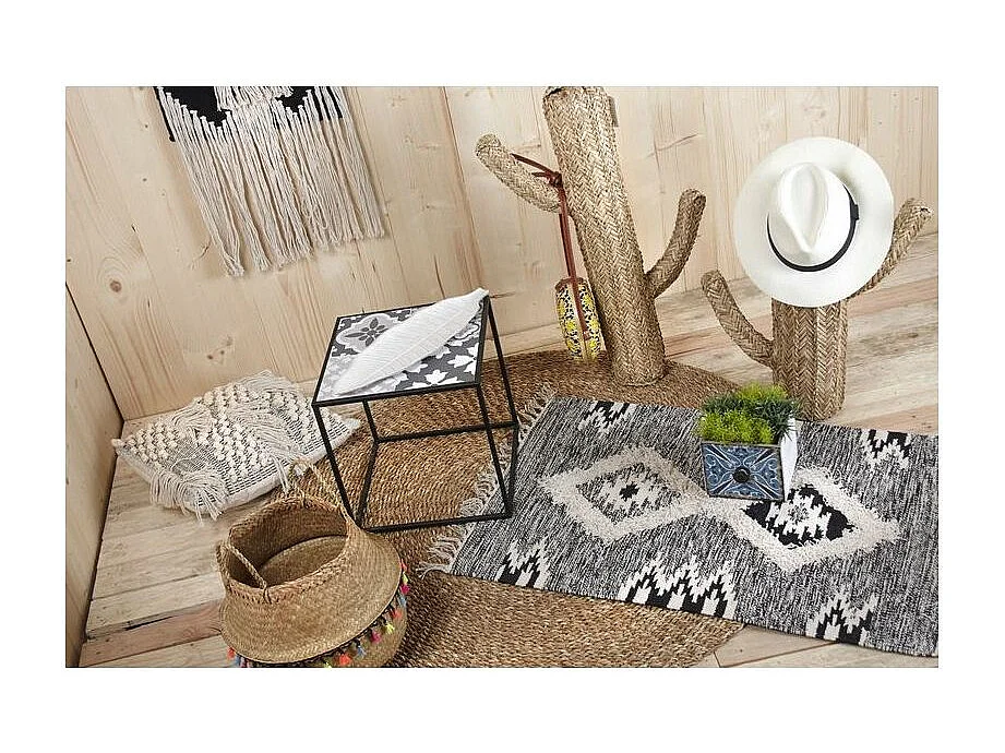 Cactus in giunco naturale Altezza 63 cm