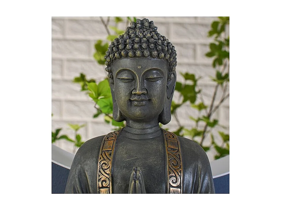 Grande statua di Buddha da meditazione