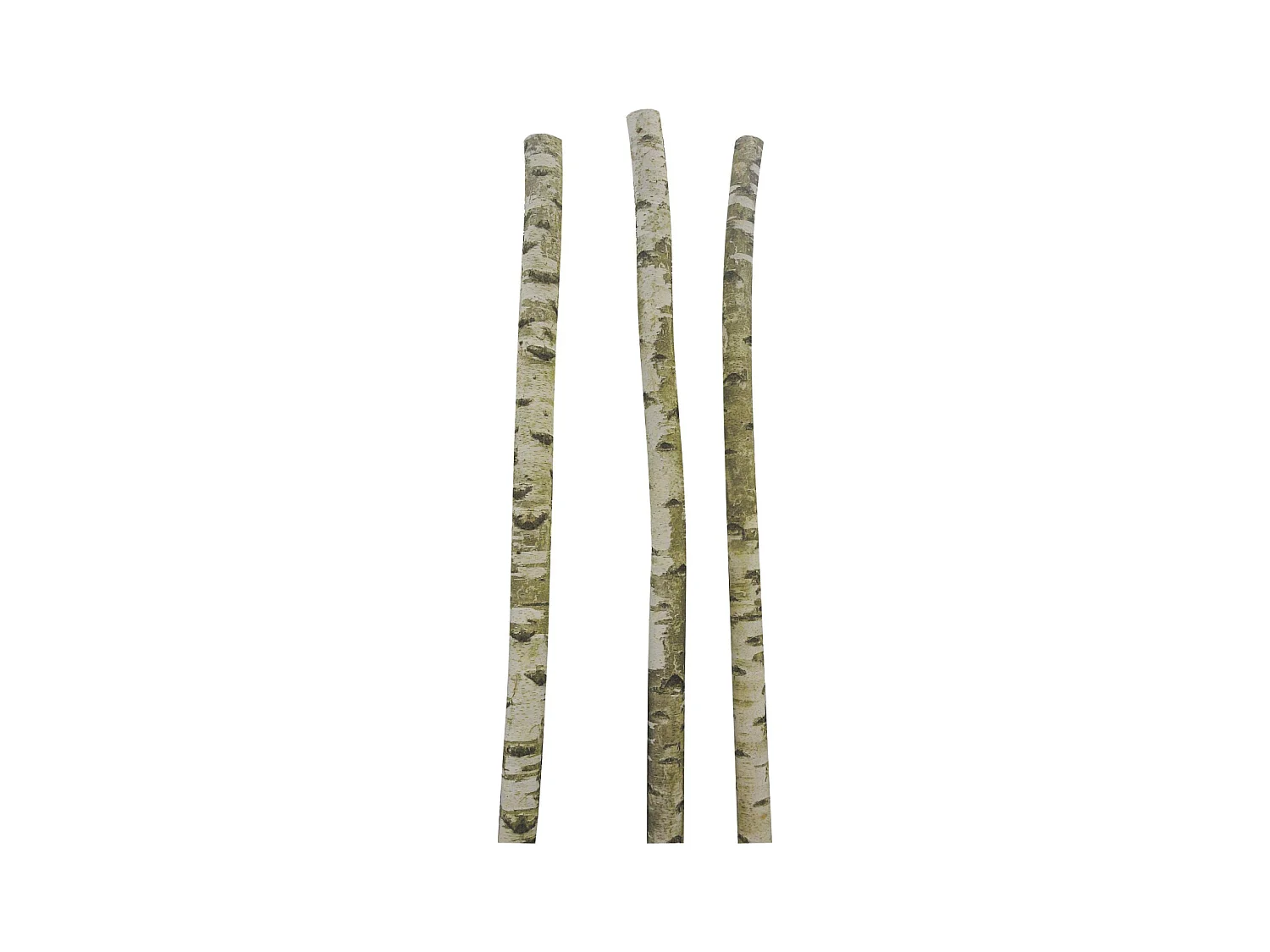 Troncs de bouleau décoratifs (Lot de 3)