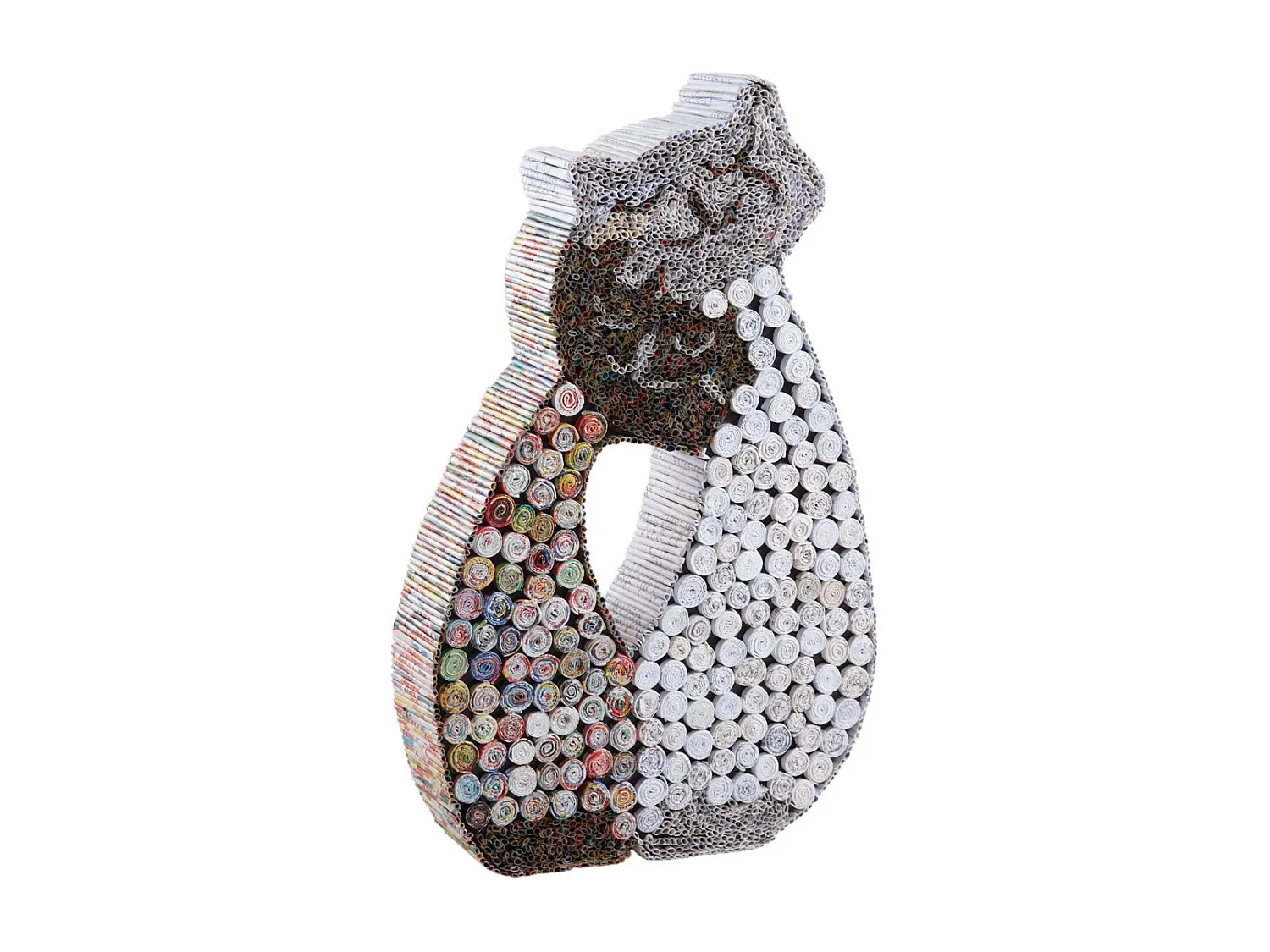 Chats en papier recyclé