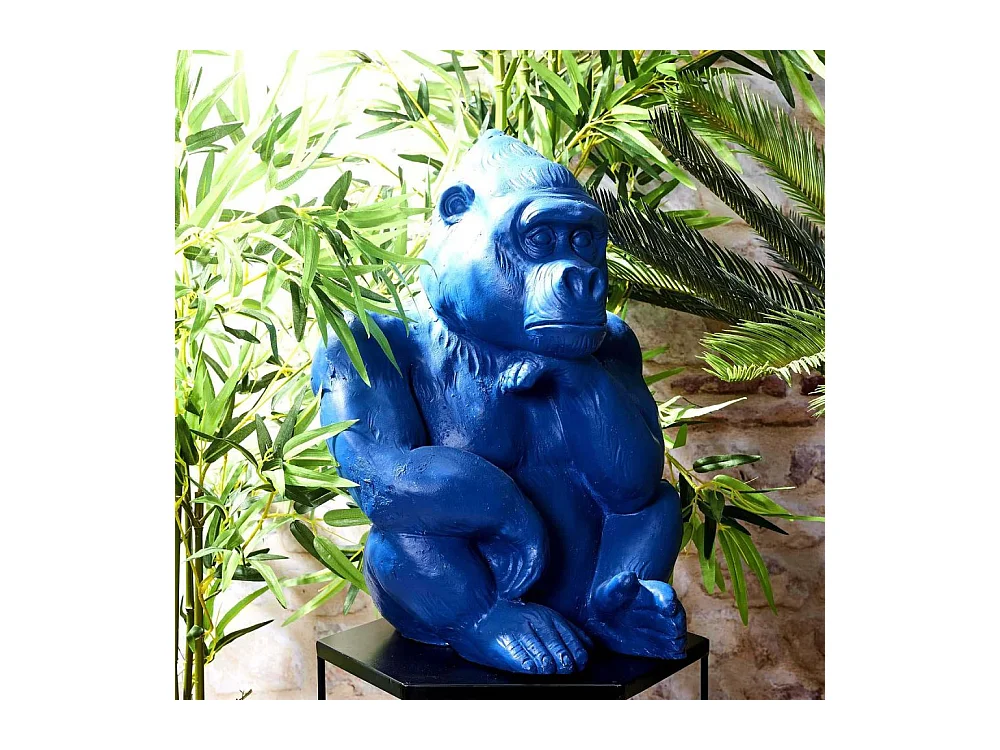 Sitzender Gorilla aus Magnesia 54 cm
