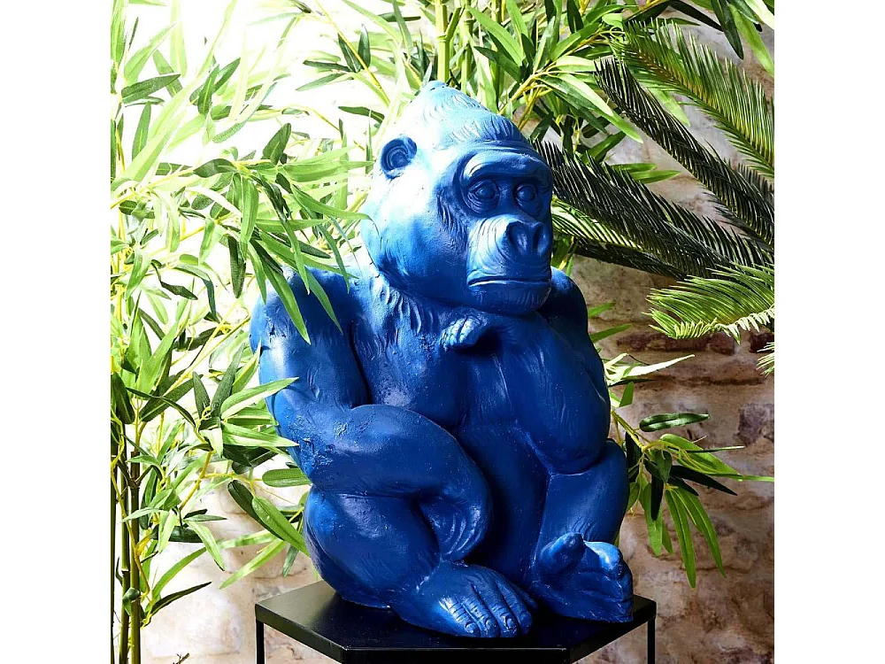 Sitzender Gorilla aus Magnesia 54 cm